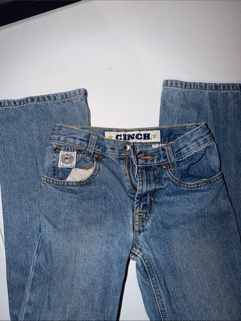 Cinch Light Blue Kids Bootcut Denim Jeans